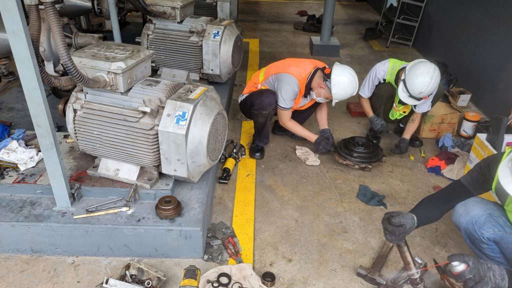 Thay phớt máy bơm dầu nóng Allweiler